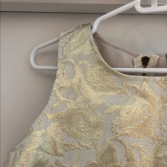 Pim + Larkin Size Medium Gold Peplum Top - Picture 4 of 17